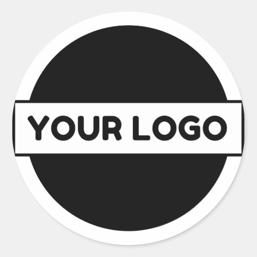 ビジネスカスタムロゴプロフェッショナル ラウンドシール (正面)