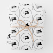 ビジネスカスタムロゴプロフェッショナル ラッピングペーパーシート (インサイチュ)