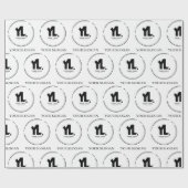 ビジネスカスタムロゴプロフェッショナル ラッピングペーパー (フラット)