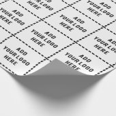 ビジネスカスタムロゴラッピング紙 ラッピングペーパー (角)