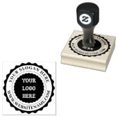 ビジネスカスタムロゴ付きゴム印 ラバースタンプ (押印)