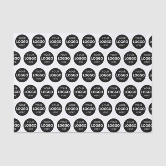 ビジネスカスタムロゴ会社のパッケージ 薄葉紙 (正面)