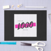 ビジネスカスタムロゴ会社のパッケ企業のージ 薄葉紙 (クラフト)