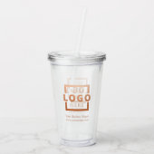 ビジネスカスタムロゴ会社のプロモーション アクリルタンブラー (裏面)
