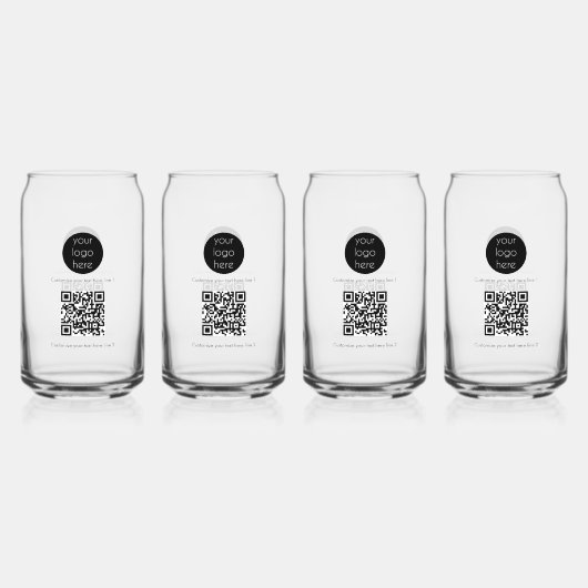 ビジネスカスタムロゴ会社のプロモーション ガラス缶 (裏面)