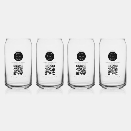 ビジネスカスタムロゴ会社のプロモーション ガラス缶 (正面)