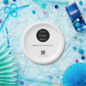 ビジネスカスタムロゴ会社のプロモーション ペーパープレート (パーティー)