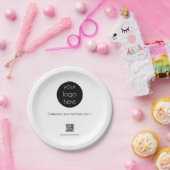 ビジネスカスタムロゴ会社のプロモーション ペーパープレート (パーティー)