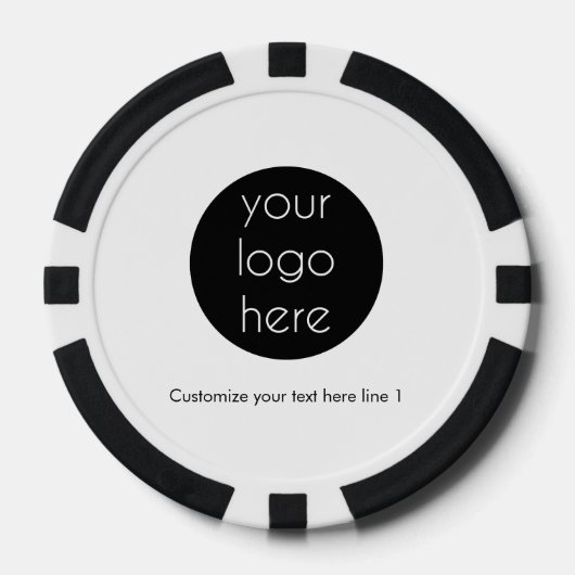 ビジネスカスタムロゴ会社のプロモーション ポーカーチップ (正面)