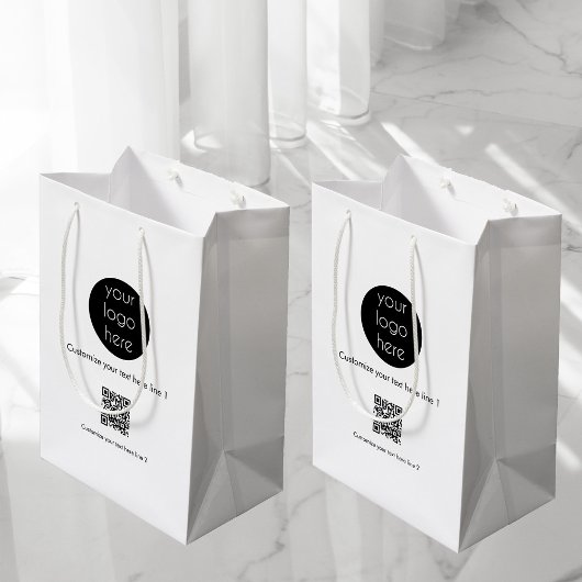 ビジネスカスタムロゴ会社のプロモーション ミディアムペーパーバッグ