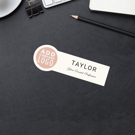 ビジネスカスタムロゴ会社スタッフ 名札