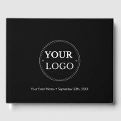 ビジネスカスタムロゴ会社 ゲストブック (正面)