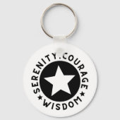 ビジネスカスタムロゴ依存回復カウンセラー キーホルダー (正面)