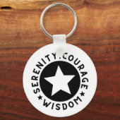 ビジネスカスタムロゴ依存回復カウンセラー キーホルダー (正面)