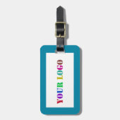 ビジネスカスタムロゴ名文字情報ラゲージタグ ラゲッジタグ (正面縦)