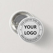 ビジネスカスタムロゴ名Webサイトのラウンドボタン 缶バッジ (正面&裏面)