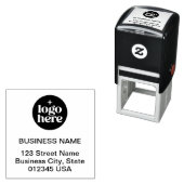 ビジネスカスタムロゴ差出人住所 セルフインキングスタンプ (インサイチュ)