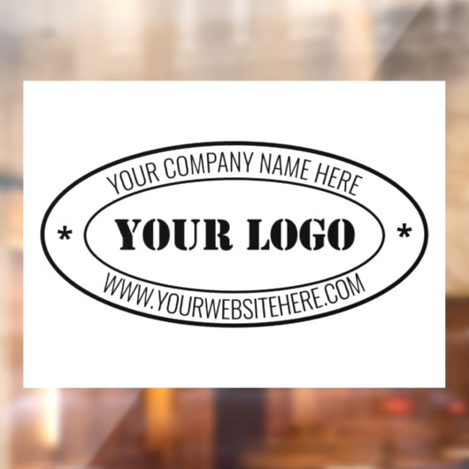 ビジネスカスタムロゴ文字のプロモーションウィンドウの固定 ウィンドウサイン (シート2)