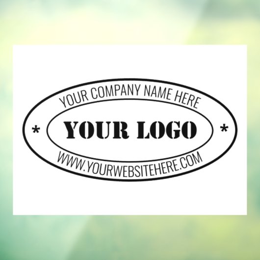 ビジネスカスタムロゴ文字のプロモーションウィンドウの固定 ウィンドウサイン (シート3)