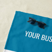 ビジネスカスタムロゴ文字ビーチタオル – お使いのカラー ビーチタオル (インサイチュ)