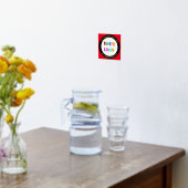 ビジネスカスタムロゴ文字フォイルプリントあなたの色 箔ポスター (レイダウン (キッチン))