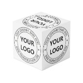 ビジネスカスタムロゴ文字会社のプロモーションキューブ フォトキューブ (裏面アングル)