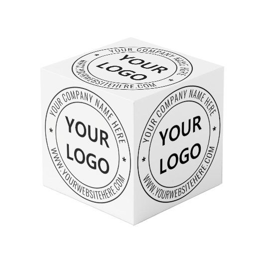 ビジネスカスタムロゴ文字会社のプロモーションキューブ フォトキューブ (正面アングル)