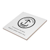 ビジネスカスタムロゴ文字促進プロフェッショナル タイル (側面)