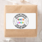 ビジネスカスタムロゴ文字名情報住所 シール (インサイチュ)