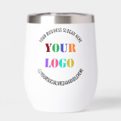 ビジネスカスタムロゴ文字情報ソーシャルメディア (背面)