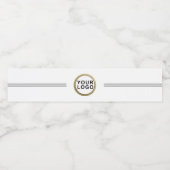 ビジネスカスタムロゴ白黒 ペットボトルラベル (シングルラベル)