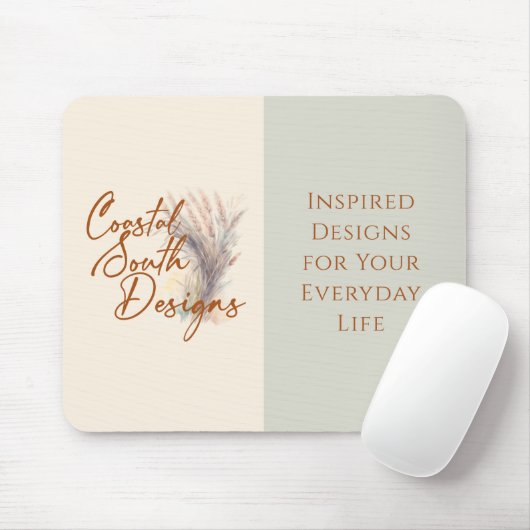 ビジネスカスタムロゴ黄緑ミニマリスト マウスパッド (マウス)