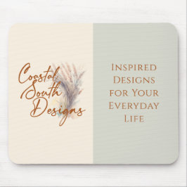 ビジネスカスタムロゴ黄緑ミニマリスト マウスパッド