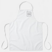 ビジネスカスタムロゴ エプロン (正面)