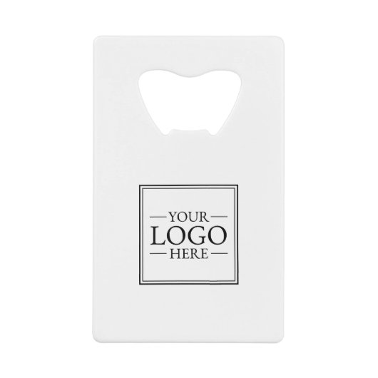 ビジネスカスタムロゴ クレジットカード栓抜き (正面)