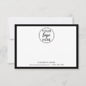 ビジネスカスタムロゴ サンキューカード (正面)