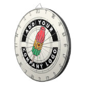 ビジネスカスタムロゴ ダーツボード (正面右)