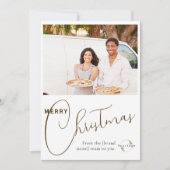 ビジネスカスタムロゴ、チームフォト&グリーティングブランド シーズンカード (正面)