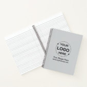 ビジネスカスタムロゴ ノートブック (内部)