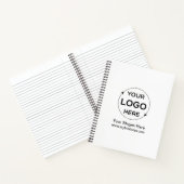 ビジネスカスタムロゴ ノートブック (内部)