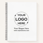 ビジネスカスタムロゴ ノートブック (正面)