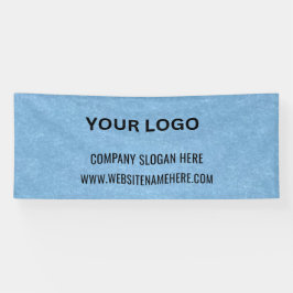 ビジネスカスタムロゴ | ビジネス名とスローガン 横断幕