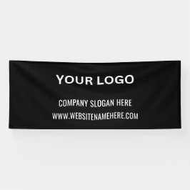 ビジネスカスタムロゴ | ビジネス名とスローガン 横断幕