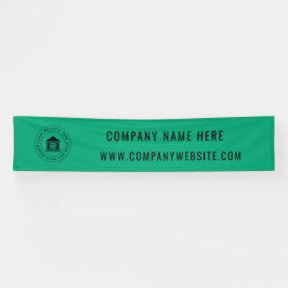 ビジネスカスタムロゴ | ビジネス名とスローガン 横断幕