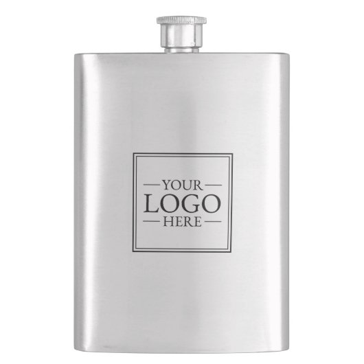 ビジネスカスタムロゴ フラスク (正面)