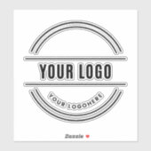 ビジネスカスタムロゴ |プロフェッショナルロ企業のゴ シール (シート)