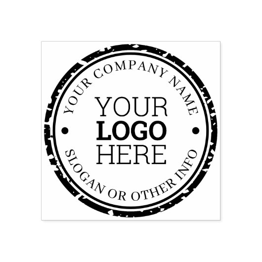 ビジネスカスタムロゴ ラバースタンプ (インプリント)