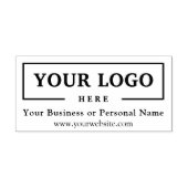 ビジネスカスタムロゴ ラバースタンプ (インプリント)