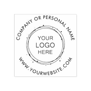 ビジネスカスタムロゴ ラバースタンプ