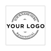 ビジネスカスタムロゴ ラバースタンプ (インプリント)